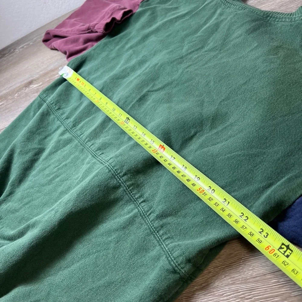 Wisconsin dells Sweatshirt Men L Green Colorblock Mountain Golf Vintage